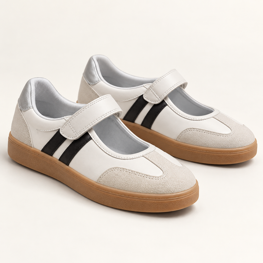Nestquora Women Retro Gum Sole Sneakers