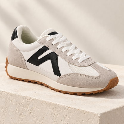 Nestquora Women Retro Panel Casual Sneakers
