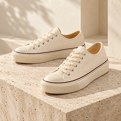 Nestquora Women Minimal Platform Casual Sneakers