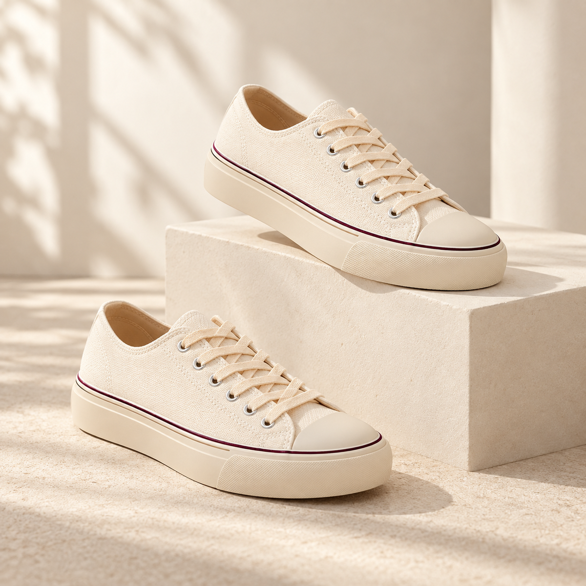 Nestquora Women Minimal Platform Casual Sneakers