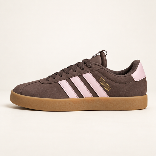 Nestquora Women Brown Stripe Gum Sneakers